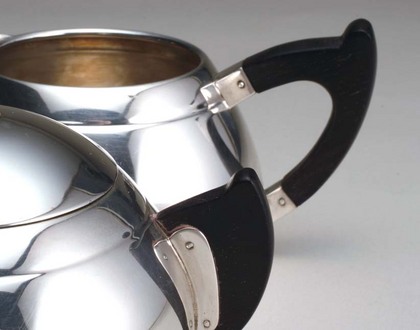 Art Deco Dutch Silver Teaset (3 piece)